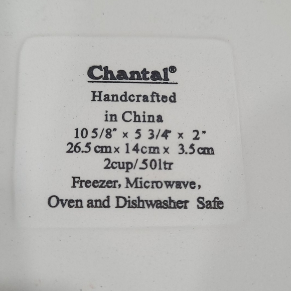 Chantal 2 pc set Bakeware 2 Cup Casserole 3 Cup Serving Bowl Sienna Orange Glaze - Picture 4 of 12